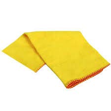 Spontex - 5 chamoisines - chiffon tissé - 40 x 50 cm - lot de 5 - Jaune - Coton - Tissu - Nettoyage