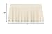 Lann's Linens 90 x 132 Inch Rectangular Tablecloth, Washable Polyester Fabric Table Cloth for Dining Tables, Parties, Restaurants, Weddings - Ivory