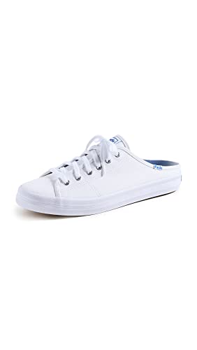 Keds Women's Kickstart Mules, White, 7.5 Medium Us #TOP22