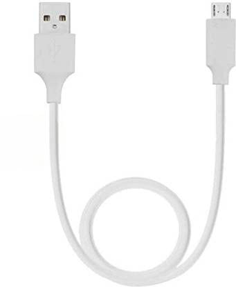 TS-191 Micro USB Data Transfer and Charging Cable Compatible with Micro USB Fast Charging Cable Sync Cable Charger Cable for Bluetooth Headphones,Power Bank High Speed Data Transfer (White,Pack of 2)