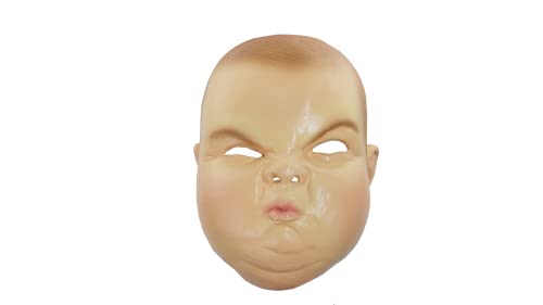 Ghoulish Productions, Grumpy Baby Mask, Humor Line, Resilient Latex Costume, Hand-Painted, Halloween, Football - Image 2