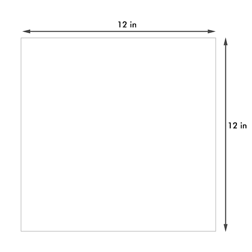 Somime 25 Pack Backing Boards Only - 12X12 Uncut White Mats Matboards, Acid Free & White Core Backerboards, Ideal For Photos/Pictures/Prints/Frames/Arts #TOP1