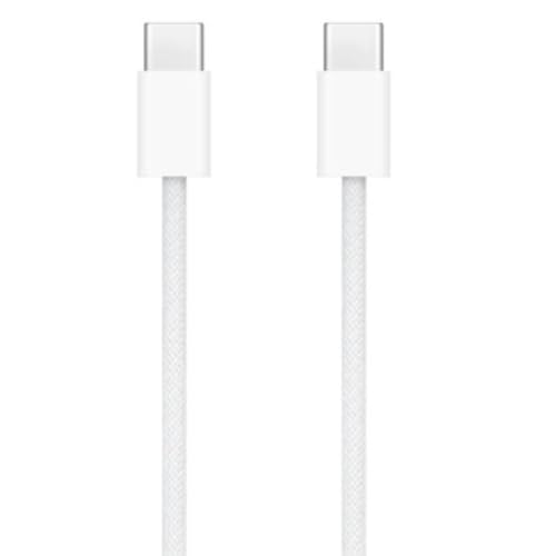 Image of Original Fast Cable 60W Braided Type-C to Type-C Cable, 1 Meter, Fast Charge | Type C Cable for iPhones 15 and Later, All Type C Android Mobiles, MacBook, USB-C Laptops, other USB-C Devices