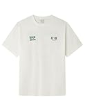 springfield ramen ss graphic t-shirt. 100% bci cotton maglietta in cotone, biancaneve, m uomo