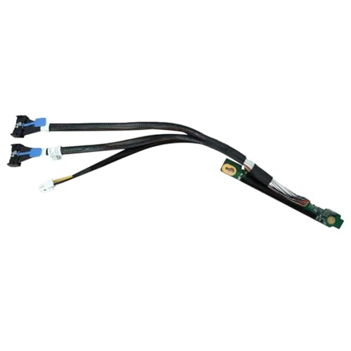 Cable PCIe 5.0 para servidor con transferencia rápida Gen5 de 16X a 2 MCIO 8X