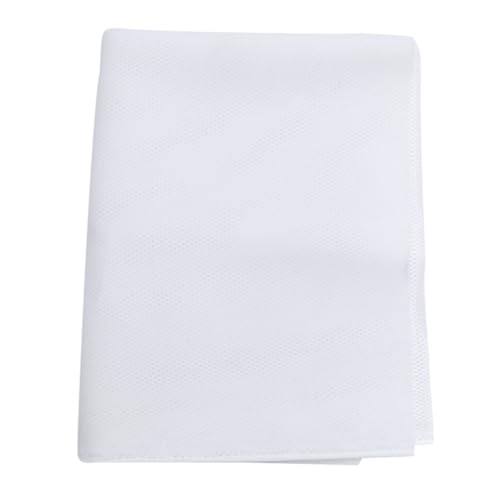 Angoily White Acoustic Mesh Dustcloth for Soundbox Speaker Cover Thick Fabric Dustproof and Sound-permeable Cloth for Cinema Ktv Stage Speakers Protection and Decoration