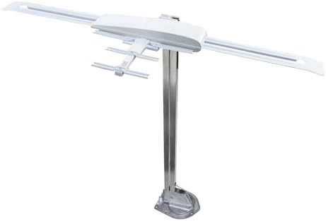 Winegard RVW-395 Sensar IV Amplified Outdoor RV Antenna - Crank-Up Batwing HDTV - VHF/UHF, Digital, 4k Ultra-HD - Rotation Aiming 65 Mile Long Range - 48 Inch Raised Height