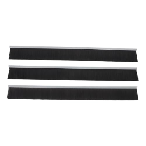 WHAMVOX Lot de 3 Brosses à Joint en Nylon pour Boîte aux Lettres Bande Anti-Poussière 30 CM Brosse D’Étanchéité Coupe-Vent pour Fente de Courrier Accessoires de Nettoyage Universels