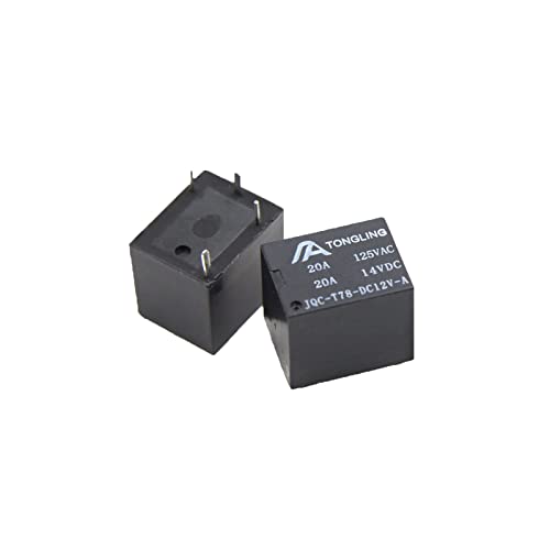 Relais électromagnétique JQC-T78-DC12V-A 24V micro relais 4 pins 20A normalement ouvert - 5