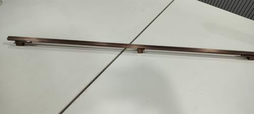 Image of Plantex Aluminium Cabinet Handle /900mm Wardrobe Handle for Home /Cupboard Door Pull-Push Handles for Office - Pack of 1 (DTC-5580, Rose Gold)