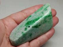 Amazon.co.jp: 鮮緑 181g 翡翠 原石 ヒスイ 鉱物 鑑賞石 糸魚川