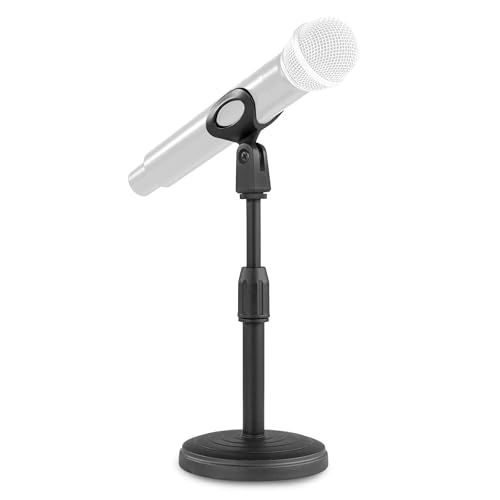 Support micro pour table Vonyx TS03 noir réglable avec pince - 4