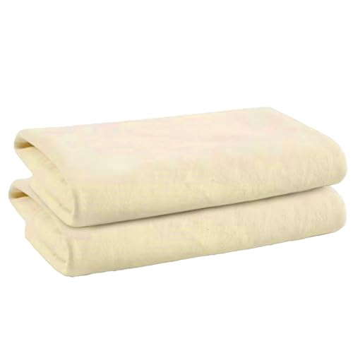 Pryon Chamois Leathers for Car 60x40 cm, Large Absorbent Shammy Leather Cloth, Car Drying Towel for Windows, Glass, Mirrors, Soft Chamois Leather Cloth for Auto Detailing and Cleaning