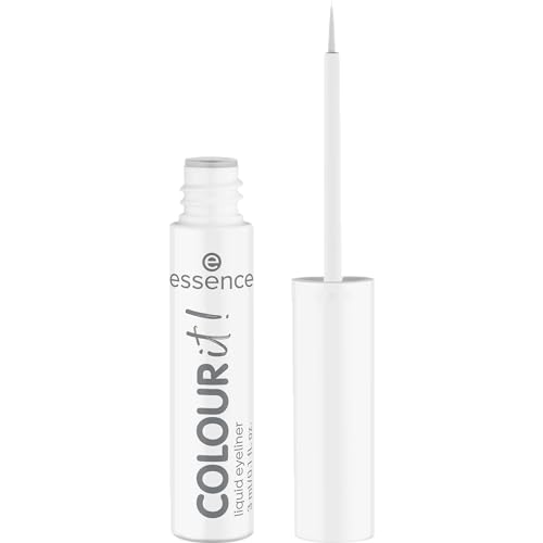 Essence Eyeliner Líquido Colour It!, De Larga Duración, De Gran Pigmentación, Secado Rápido, Color Intenso, Mate (3Ml)
