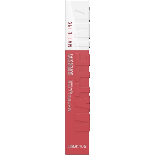 Maybelline New York, Superstay Matte Ink, Pintalabios Mate De Larga Duración, Tono 170 - Initiator, Marrón Nude, 170 Initiator, Vanilla, 5 Mililitro