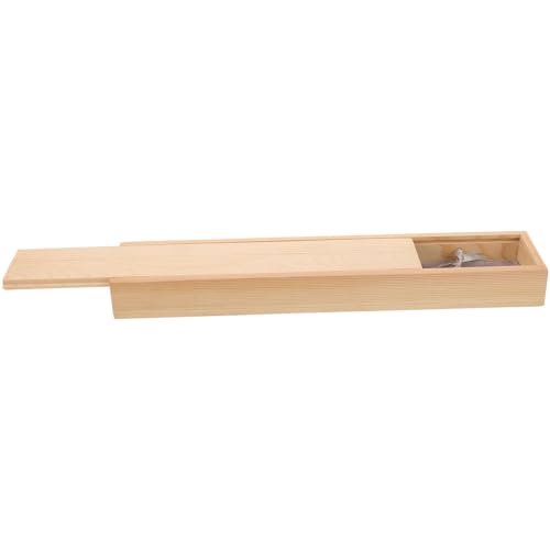 Étui pour stylo calligraphie boîte bois rangement pinceau