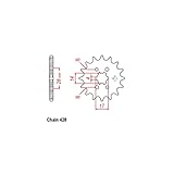 Zoom IMG-1 pignone anteriore for motocicletta 428 Zoom IMG-1 pignone anteriore for motocicletta 428