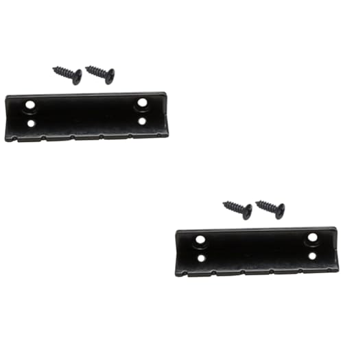 TOGEVAL 2 Sets Sturdy Guitar String Locking Nut Pre-slotted Metal Nut for 6-string Electric Guitar