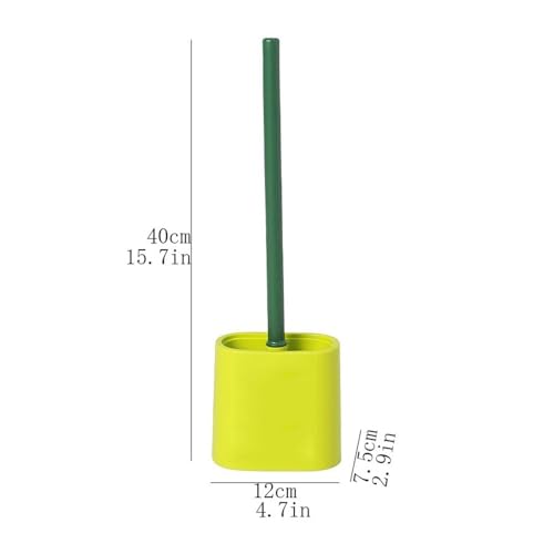Brosse de toilette toilette brush and holder set plastique vert mural
