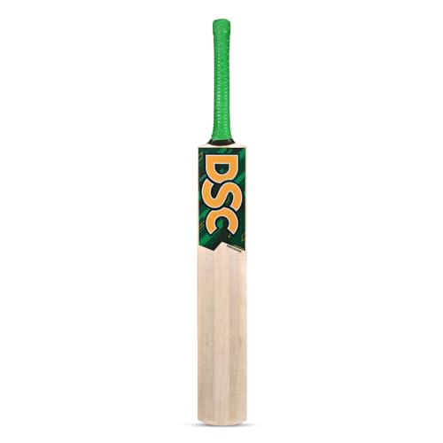 Image of DSC Pentazone Kashmir Willow Tennis Cricket Bat - Five-Scoop Lightweight Power, Fierce Performance, Size- Mens