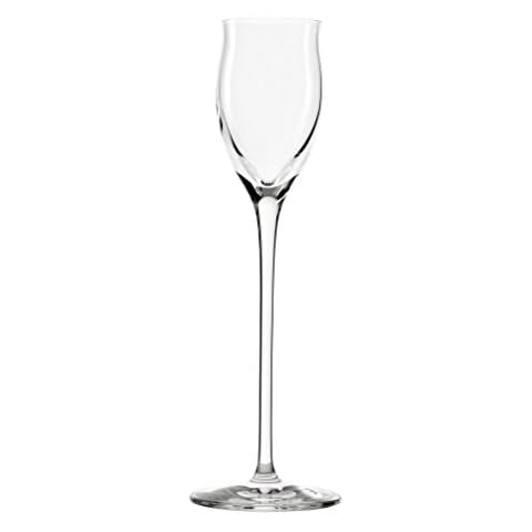 Stölzle Lausitz Fine Spirits and Schnapps glasses, 65 ml, set of 6, dishwasher proof: Glasses for fine spirits and schnapps, 65 ml, 6er Set, dishwasher proof: Extravagant Spirits glass with a long stem and classy contours Cover