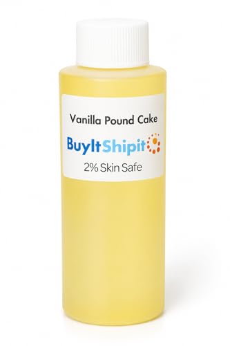 Image of Vanilla Pound Cake Fragrance from Our Holiday Collection - Perfect for Adding Aroma to Freshies, Candles, and Diffusers - 8 oz