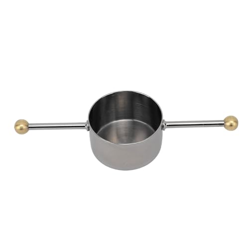 Jigger de barra de 30 ml y taza medidora de cóctel con acabado chapado en negro 2