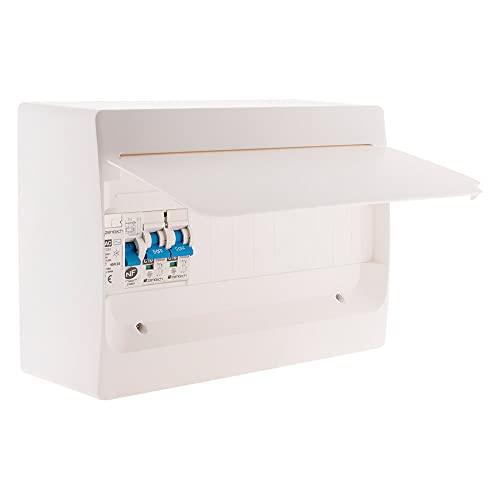 Zenitech Coffret électrique pré équipé 1 rangée 13 modules pour extension