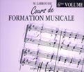 Cours de formation musicale Vol.6 Lemoine Labrousse Marguerite CD