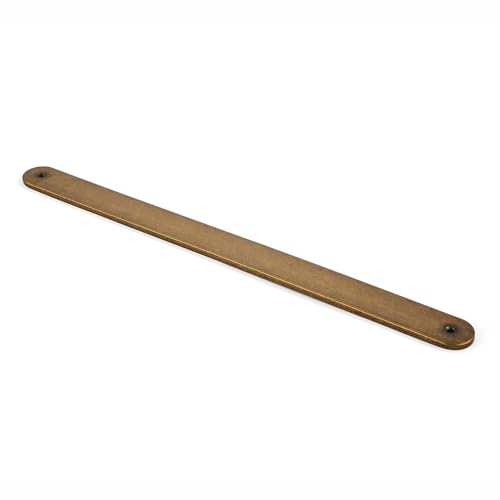 khtumeware 5 Pack Antique Brass Cabinet Hardware Handle Pull Backplate/Back Plate - 12" Inch (305mm) Hole Centers