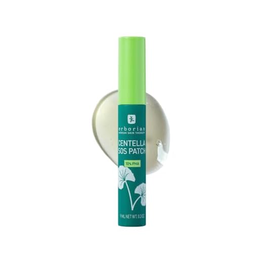 Erborian - Centella SOS Patch - Gel mit "Pickel-Patch-Effekt" - Transparente Gesichtspflege gegen Hautunreinheiten - gezielte Wirkung 24h - 9 ml - Koreanische Kosmetik