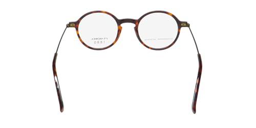 Marius Morel 1880 60144m Eyeglass Frame/Glasses Handmade Acetate Round Lenses [48-22-145, tortoise] by Marius Morel 1880 - Image 5