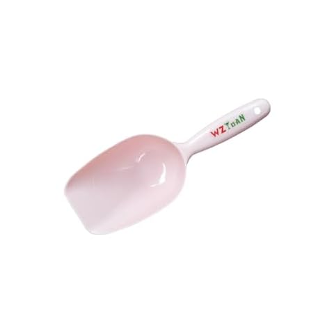 WZYuan 1-Cup Pet Food Scoop, Lines for 1/2 Cup and 1 Cup, Dog Puppy Cat Bird Rabbit Plastic Pet Food Scoop (Hot-Pink) Cover