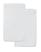 American Baby Company Pack of 2 100% Natural Cotton Jersey Knit 18 x 36 Cradle Sheet - Fitted, White, Soft Breathable, for Boys and Girls