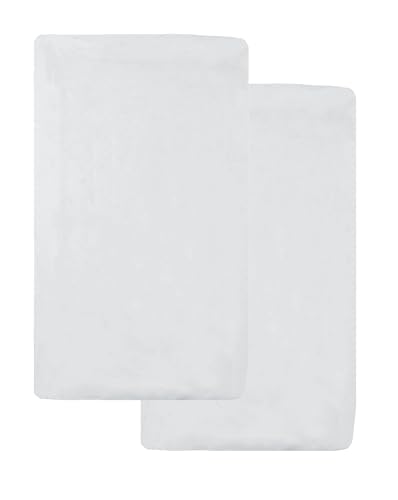 Image of American Baby Company 2 Pack 100% Natural Cotton Fitted Cradle /Bassinet Sheets 36 inch x 18 inch - Soft, Breathable & Hypoallergenic Bed Sheets, White, Neutral for Boys & Girls