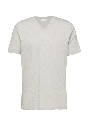 s.Oliver Herren T-Shirt – V-Ausschnitt, Regular Fit, Baumwolle – Ansicht 4