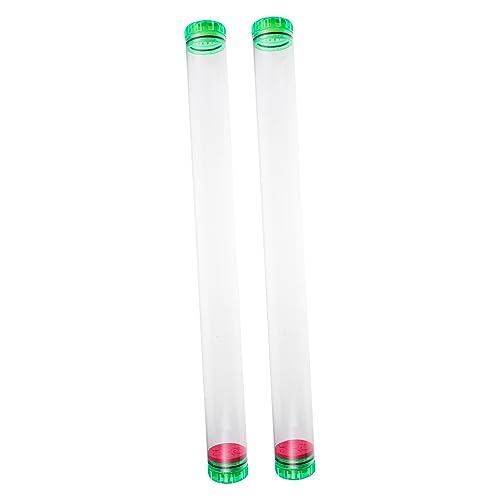 BESPORTBLE 2Pcs Fish Float Tube Clear Fishing Dobber Supplies Storage Tube for Fishing Floats Fishing Tools Plastic Floats Tube Fishing Floats Fishing Accessories Shockproof Sponge