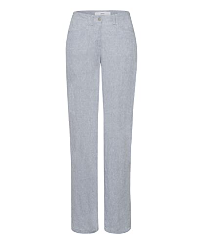 Preisvergleich Produktbild BRAX Damen Style Farina Leinen Hose, Grey Melange, 42W / 30L