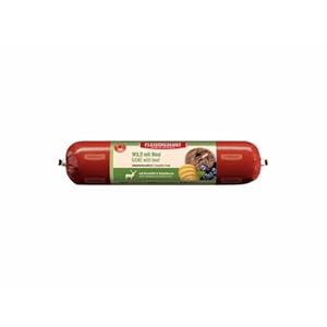 Fleischeslust Wild mit Rind mit Kartoffel & Heidelbeere Wurst (1 x 400 Gramm)