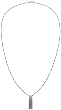 Tommy Hilfiger Jewelry Men's Screws Stainless Steel Pendant with Chain Color: Silver (Model: 2790392)