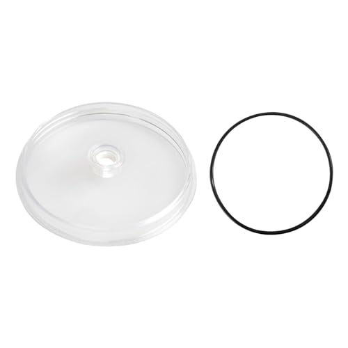Vorfilterdeckel Für Poolpumpe Sandfilter Ersatzteile Filterdeckel Poolpumpe Deckel Vorfilter Sandfilteranlage Klarsichtdeckel mit O-Ring, Kompatibel mit SF15110