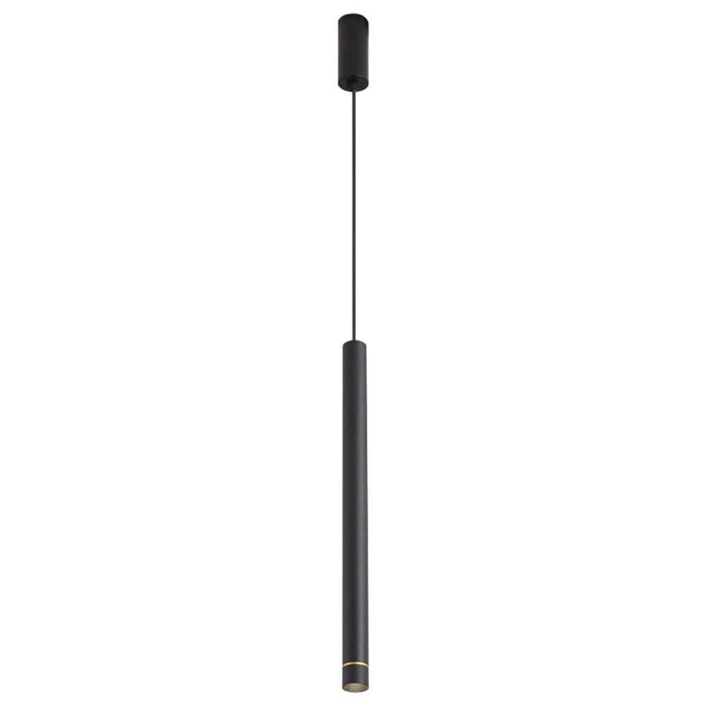 Lámpara colgante de aluminio de alta densidad con acabado negro texturizado de diseño nórdico