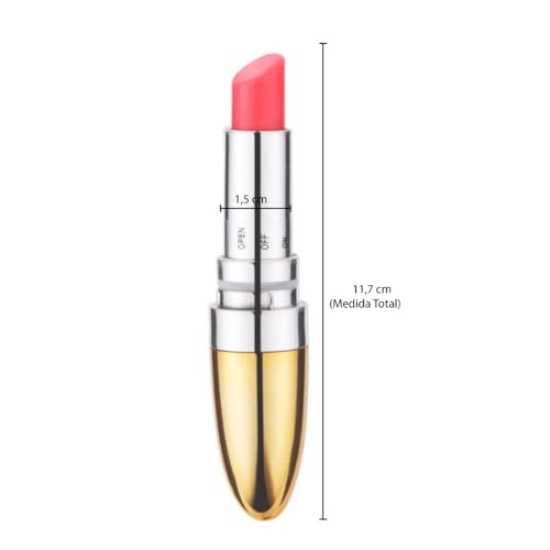 Vibrador Slim em Formato de Batom 11 cm x 2 cm