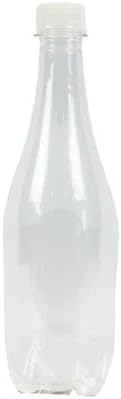 330ml Plastic Teardrop Water Bottle Clear with Lid (90)