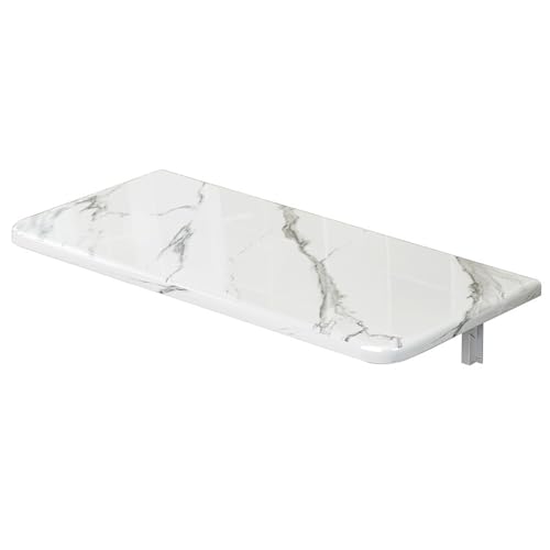 Table murale pliante bureau flottant polyvalent gain de place salon cuisine noir