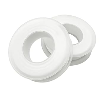 Foto di Astrumdex Nastro Sigillante Impermeabile Teflon Idraulico in PTFE - Nastro Isolante Bianco ad Alta Densità per Tubi, Rubinetti e Valvole, 15 mm x 15 m, 2 Rotoli