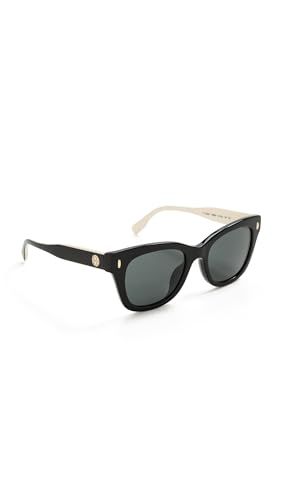 Tory Burch Womens Miller Square Sunglasses Black One Size