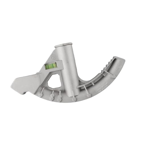EaseSunny EMT Dobladora de conductos, herramienta dobladora de tuberías, cabezal de doblado manual, aluminio fundido para tubos EMT de 1/2 pulgada, marcas de grado en relieve, ángulos de 30-90°