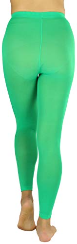 Image of ToBeInStyle Women's Opaque Ankle Long Nylon Footless Fun Tights Pantyhose