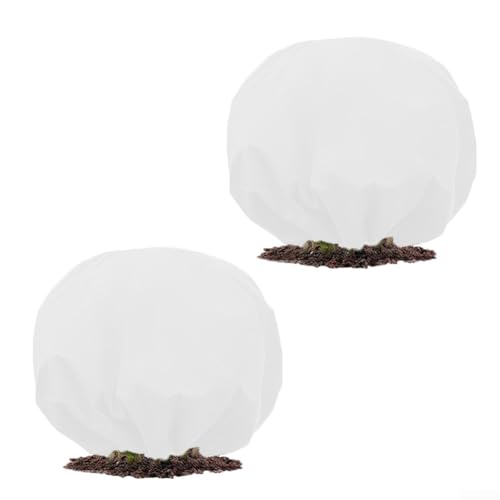 Lot de 2 housses de protection contre le gel des plantes en tissu non tissé épais pour une protection fiable contre le gel et les températures glaciales (243,8 cm)